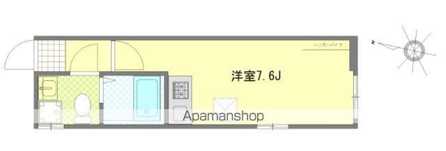 ブルーム石神井(ワンルーム/1階)の間取り写真