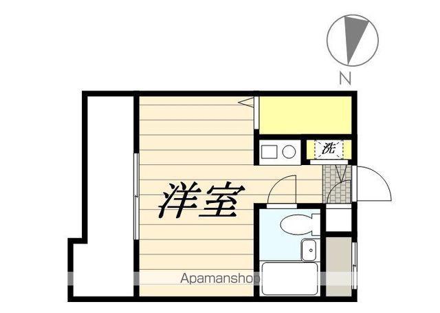 ラレーブ津田沼Ⅳ(ワンルーム/3階)の間取り写真