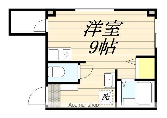 ライスランド2番館(ワンルーム/3階)の間取り写真