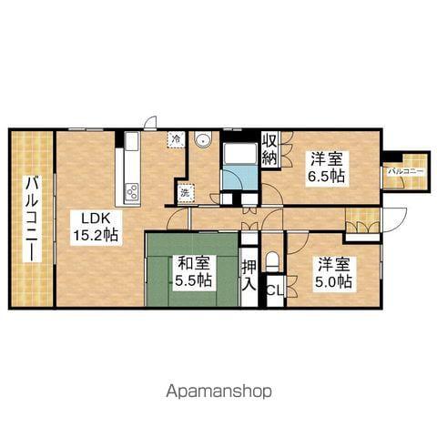 SS.FLAT桜山(3LDK/9階)の間取り写真