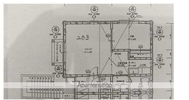 ヴェルネスM(1LDK/2階)の間取り写真