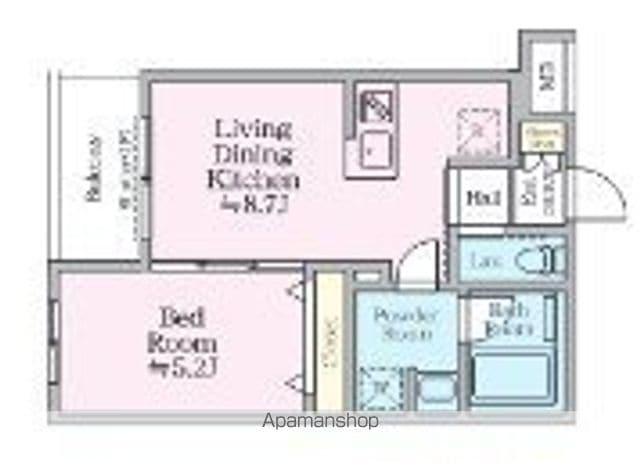 アイル グランデ赤羽(1LDK/3階)の間取り写真