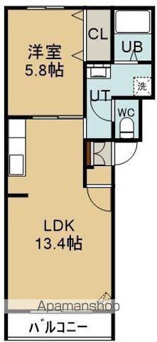 スペース富岡(1LDK/1階)の間取り写真