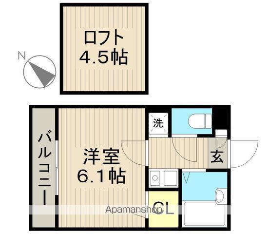 AZEST-RENT南小岩Ⅰ(1K/2階)の間取り写真