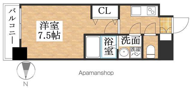 S-RESIDENCE庄内通駅前CURERE(1K/10階)の間取り写真
