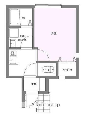 紀勢本線 和歌山市駅 徒歩10分 2階建 築1年(1K)の間取り写真