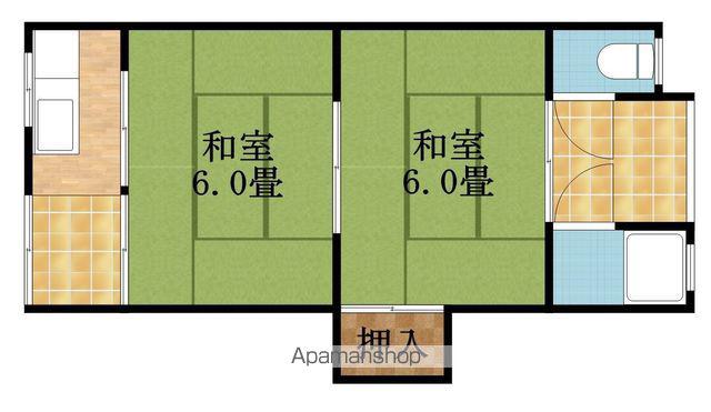 池田文化3号棟(2K/2階)の間取り写真