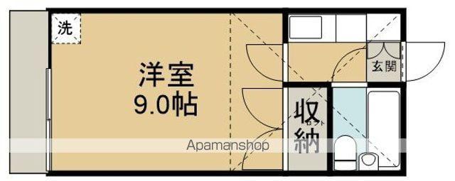 アネモネ(1K/1階)の間取り写真