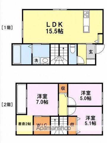 グリシーナ花ヶ浦(3SLDK)の間取り写真