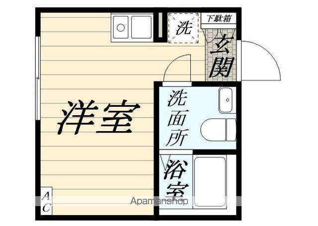 BLUEBIRD HOUSING(ワンルーム/3階)の間取り写真