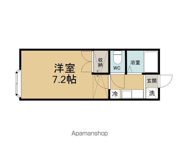 ヴァルーンレイム8(1K/1階)の間取り写真