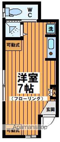 フランボワーズ(ワンルーム/1階)の間取り写真