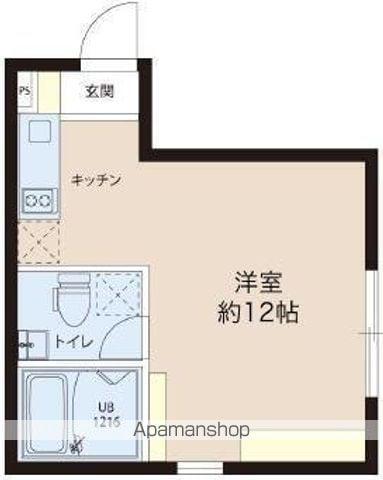 レピュア南千住レジデンスⅡ(ワンルーム/4階)の間取り写真