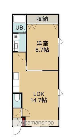 メゾンドもがみ(1LDK/2階)の間取り写真