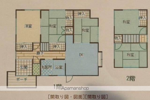 日豊本線 下曽根駅 徒歩83分 2階建 築42年(4LDK)の間取り写真