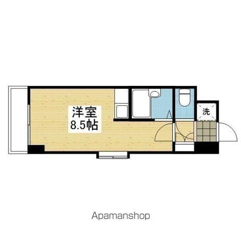 CASA FELIZ(ワンルーム/1階)の間取り写真