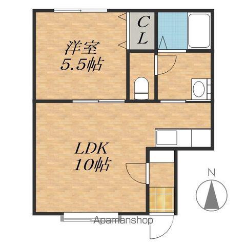 シェソワ(1LDK/2階)の間取り写真