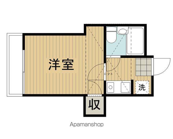 カーサプランタ(1K/1階)の間取り写真
