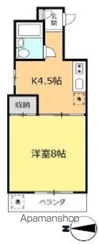 ハイムグレース(1K/3階)の間取り写真