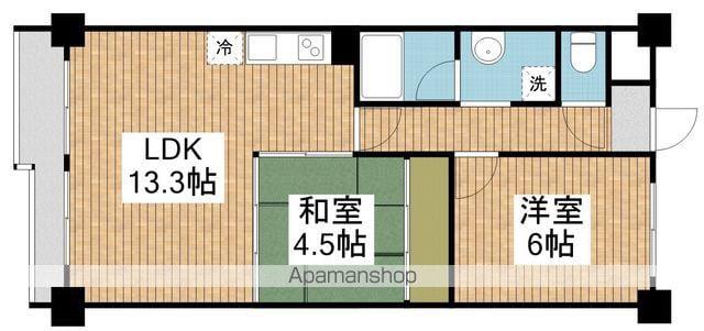 しなのホームズ(2LDK/2階)の間取り写真