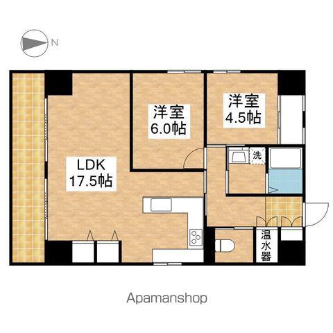 ライオンズマンション丸の内(2LDK/4階)の間取り写真