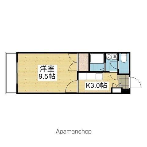 ロイヤルコートⅡ(1K/6階)の間取り写真