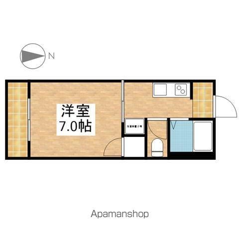 コーポサンライズ(1K/2階)の間取り写真