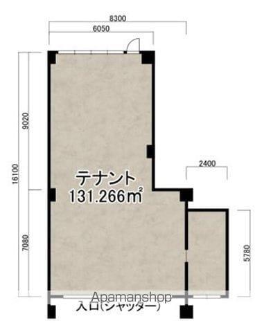 ラルヴェール和白駅前(ワンルーム/1階)の間取り写真