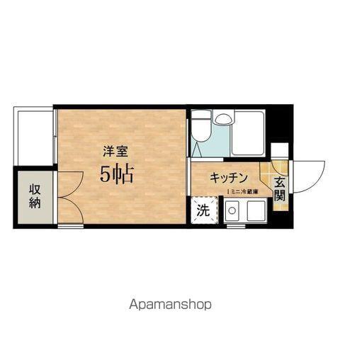 ガーデンハウスコマツ(1K/3階)の間取り写真