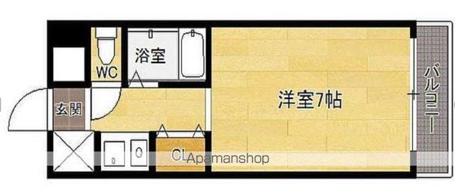 ロマネスクフィオレ香椎(ワンルーム/3階)の間取り写真