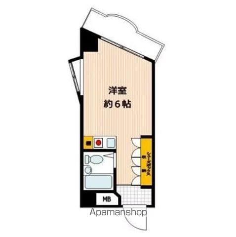 幕張マンション(ワンルーム/3階)の間取り写真