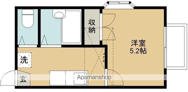 アーバン台原(1K/2階)の間取り写真
