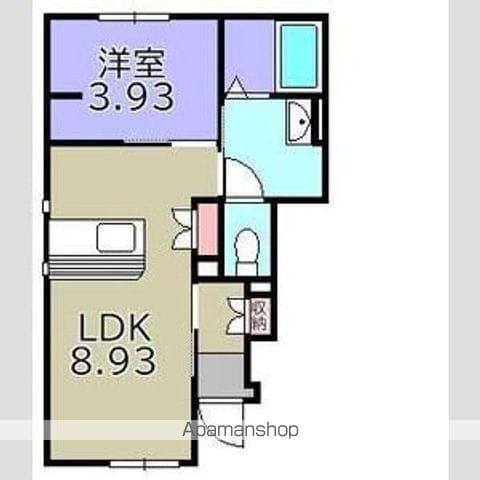 射光寺アパート(1LDK/1階)の間取り写真