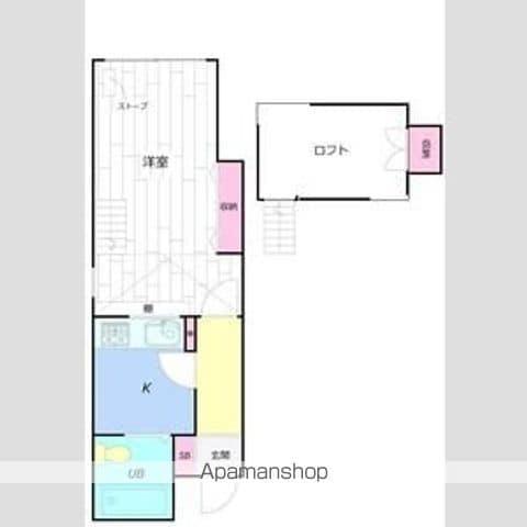 AMS STAGE(1LDK/1階)の間取り写真