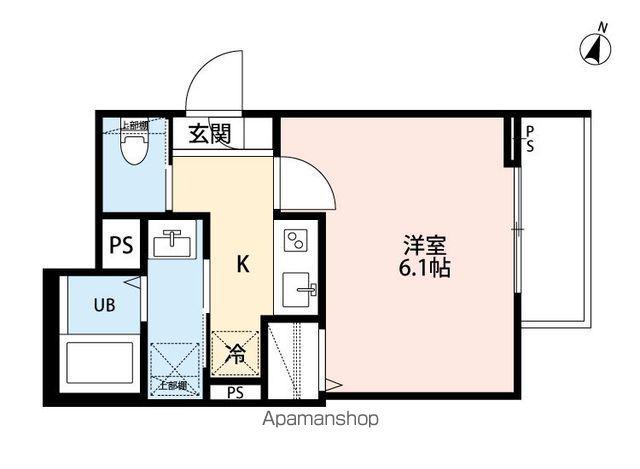 ROBOT HOME 習志野台(1K/2階)の間取り写真