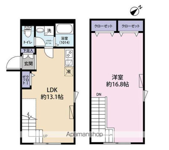 CION OHANAJAYA(1LDK/5階)の間取り写真