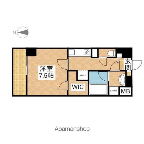 アイボリー(1K/5階)の間取り写真