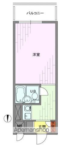 グランドメゾン新宿御苑(1K/9階)の間取り写真
