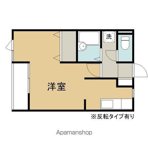 グレースヴィラ(1K/1階)の間取り写真