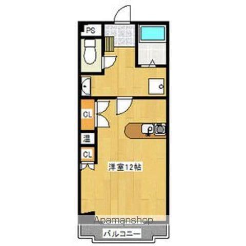 セントラルビル(ワンルーム/5階)の間取り写真