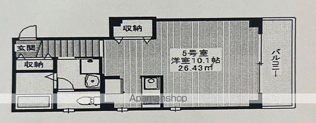 CITYHILL COURT(1K/2階)の間取り写真