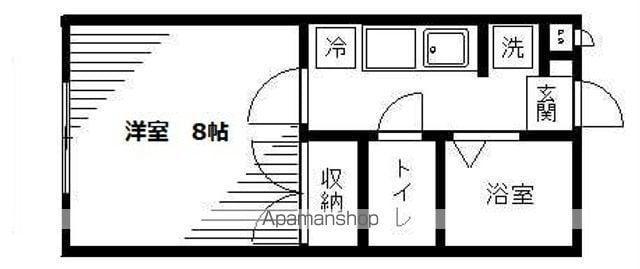 エクセレントKEI(1K/1階)の間取り写真