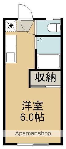 ホワイトキャッスル5番館(ワンルーム/1階)の間取り写真