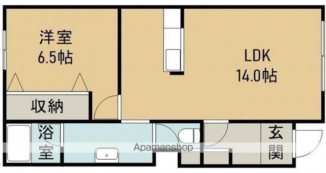 RPハイツ(1LDK/2階)の間取り写真
