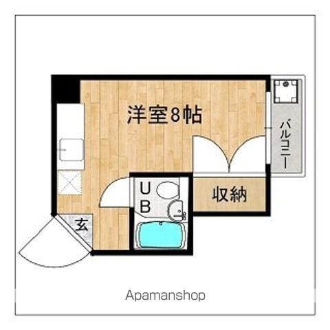 アーツビル(ワンルーム/1階)の間取り写真