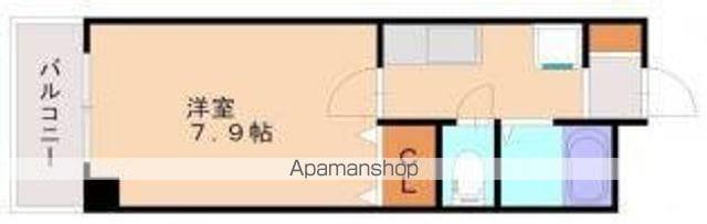 ペガサス弥永(1K/1階)の間取り写真