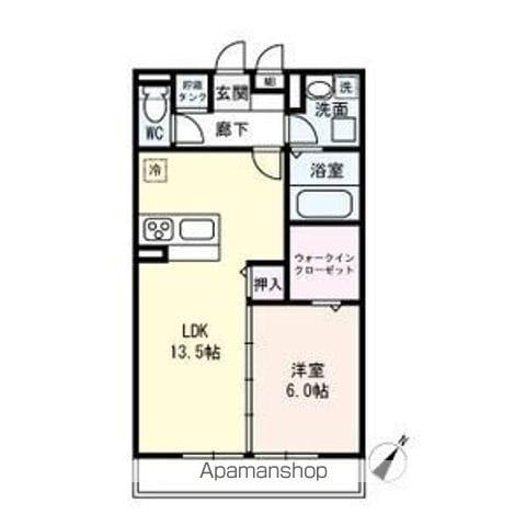 カーザフェリーチェ(1LDK/3階)の間取り写真