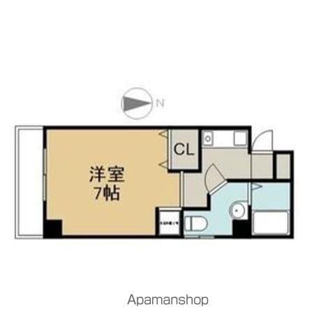 センチュリィ山の手(1K/3階)の間取り写真