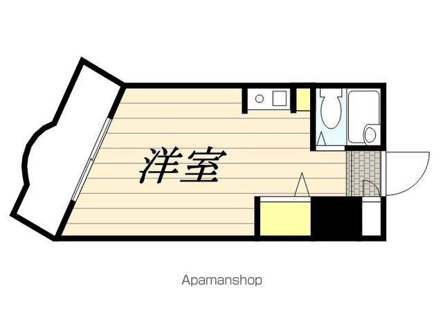 幕張マンション(ワンルーム/2階)の間取り写真