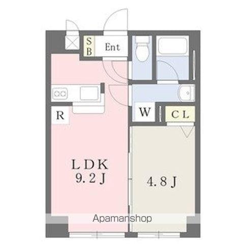 サンシティーⅠ(1LDK/2階)の間取り写真
